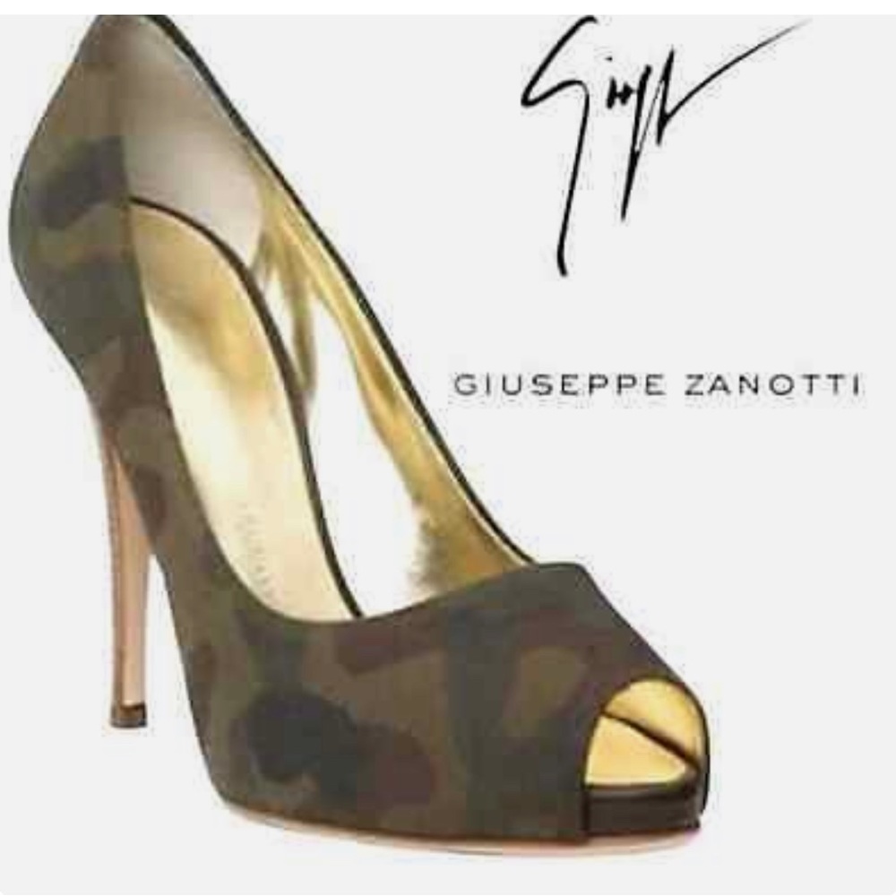 ❤️GIUSEPPE ZANOTTI CAMO HEELS